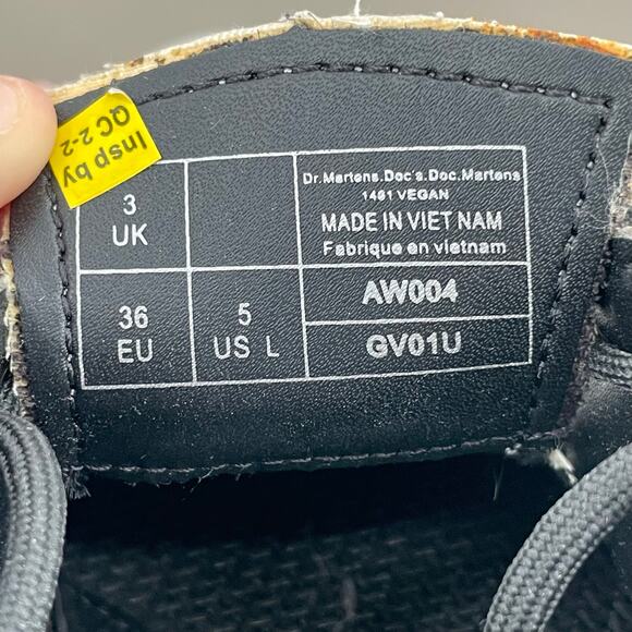 Dr. Martens Silver Chrome 1461 Vegan Dress Shoes Wedding Prom Cosplay US Size 5 - Picture 10 of 11